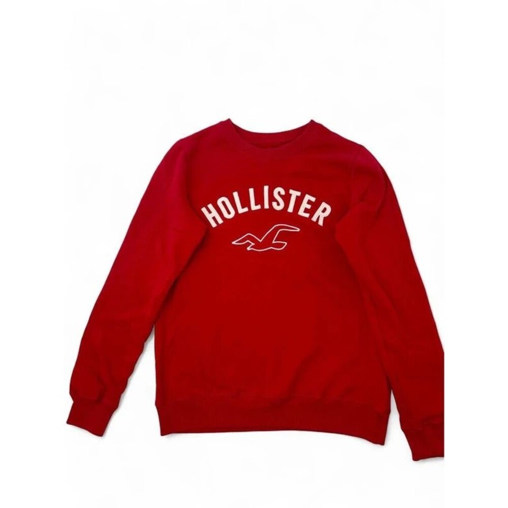 Red Hollister Co. long sleeve shirt in a S